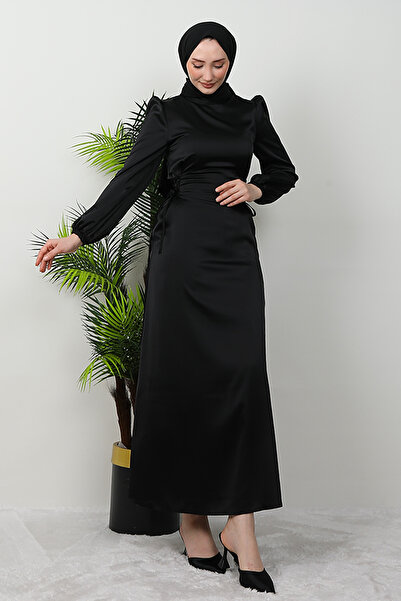 Giza Giyim Sahra Hijab Φόρεμα Μαύρο