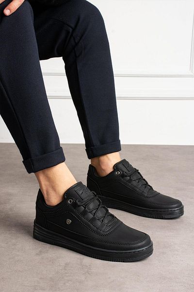 L.A Polo Comfortable Fit Casual Men's Black Sneaker 519