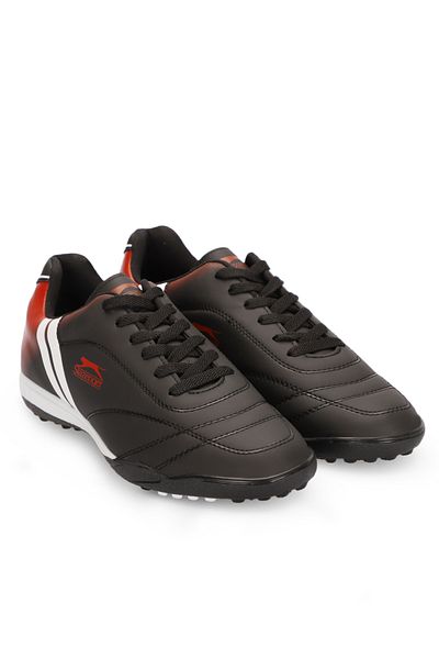 Slazenger Pantofi de fotbal pentru bărbați Mark Hs Football Astroturf Negru Alb Roșu