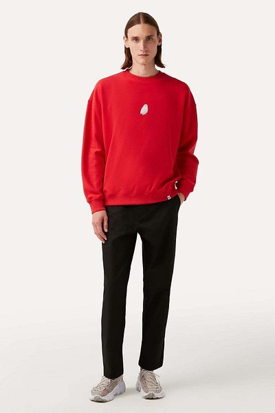 WWF Market Red Snow Owl Sweatshirt