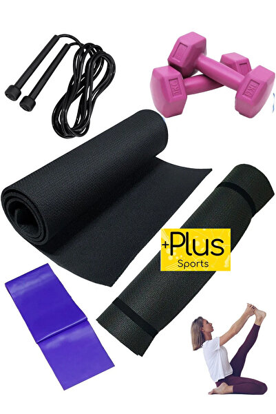 PLUSSPORT Pilates Minderi Yoga Minderi Kamp Minderi Pilates Seti YOGA MATI -D...