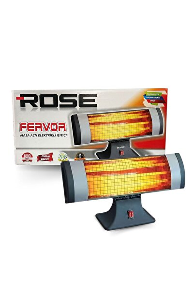 Rose Elektrikli Soba Isıtıcı 3 Çubuklu Emniyetli