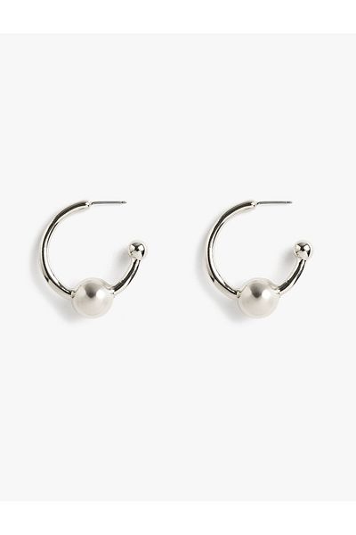 Koton Ball Detailed Hoop Earrings