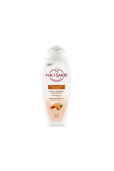 Hacı Şakir 500 ml Shampoo - Almond Milk Dry Damaged Hair