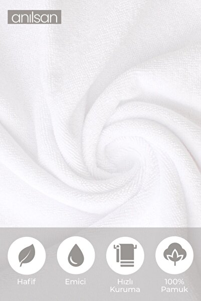 Anılsan 12'li Mini Havlu - 26x26 cm, %100 Pamuk, Bebek ve Çocuklar İçin, Yüz Havlusu Olarak Kullanıma Uygun