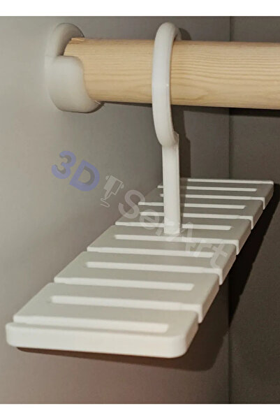 3D SerArt Dolap İçi Kemer Askısı Düzenleme Modern Askılık