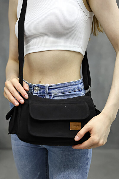 PASSTELL حقيبة كروس وحقيبة باغيت من القماش القماشي للنساء