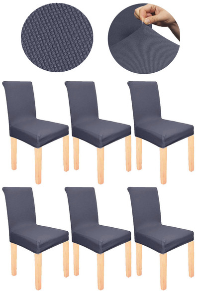 Bumedo Spandex Micro Honeycomb Fabric Lycra Elastic Non-Pilling 6-Piece Chair...