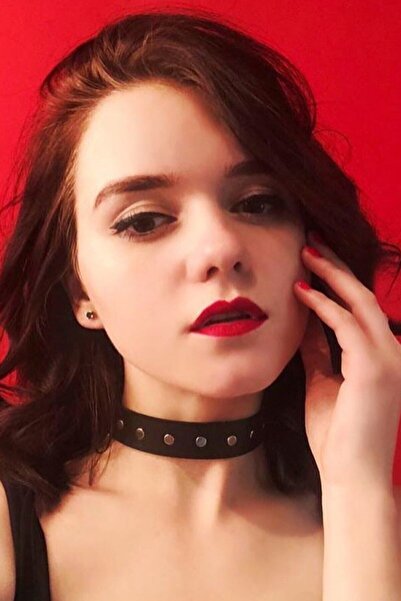 Angels Passion Perçin Detaylı Ayarlanabilir Şık Deri Choker