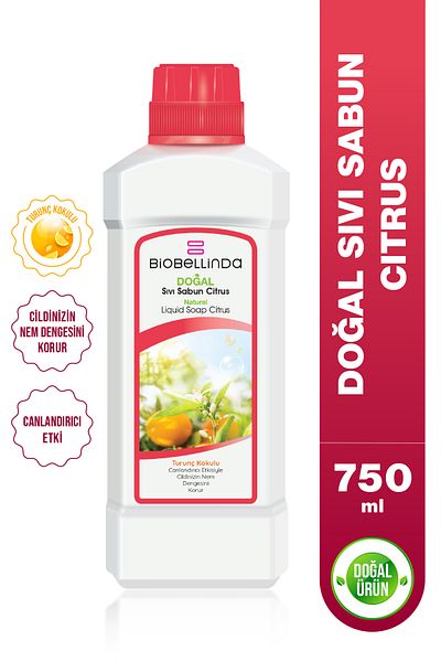BioBellinda Liquid Hand Soap Citrus 750 ml (Set of 2)