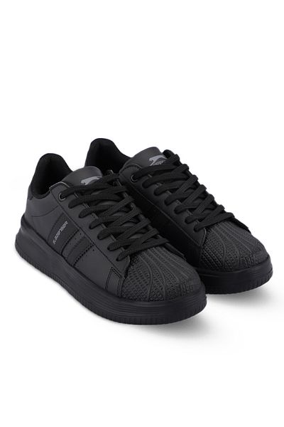 Slazenger Pantofi de damă ZENO Sneaker noi Negru / Negru 890799