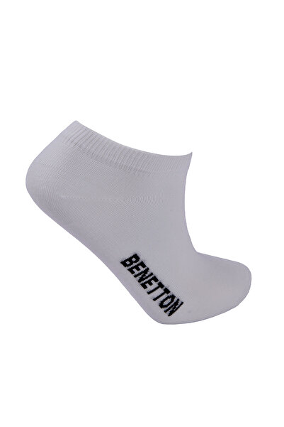 United Colors of Benetton Size 36-40 Women's Logo Embroidered Woven 2-Piece Ballerina Socks 77279