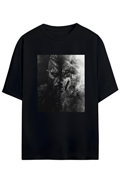 MAGORS ΒΑΜΒΑΚΟ T-SHIRT OVERSIZE ΣΧΕΔΙΟ VIKINGS
