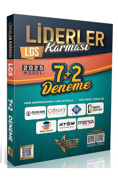 Efsane Yayınları 8.Sınıf Liderler Karması LGS 7+2 Deneme / 2025 Model / MEB M...