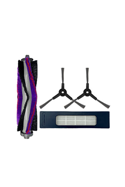 Roborge Main Brush Side Brush Hepa Filter for Midea M7 Robot Vacuum Cleaner