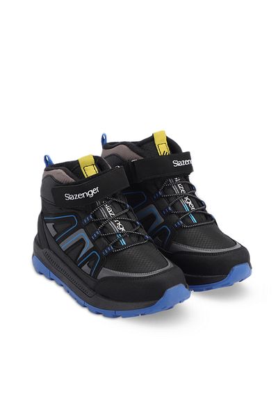 Slazenger Kephas In Boy's Boots Μαύρο / Σαξ Μπλε