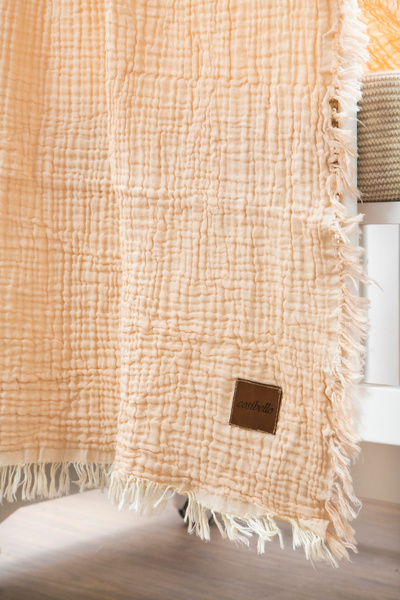 Cosibello Home 4 Layers 120×120 Muslin Yarn Dyed Cream