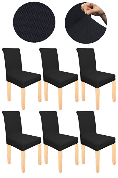 Bumedo Spandex Micro Honeycomb Fabric Lycra Elastic Non-Pilling 6-Piece Chair...