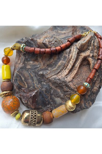 azra takı tasarım Handmade Short, Color, Women'S, Ethnic, Necklace
