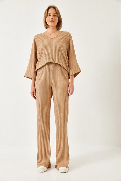 Bianco Lucci Női V nyakú camisole alsó felső szett 60901032
