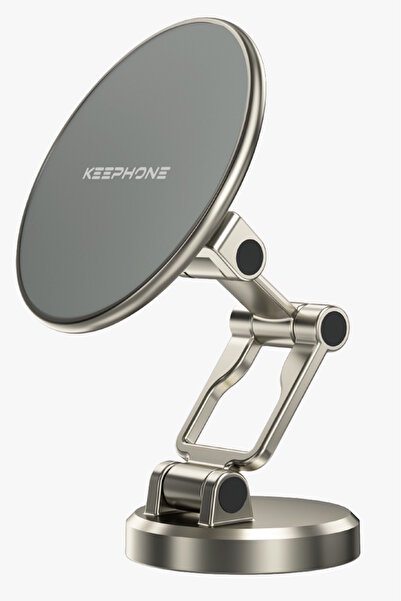 KeepHone Katlanabilir Magsafe Mıknatıslı Metal Araç içi Telefon Tutucu 360 De...
