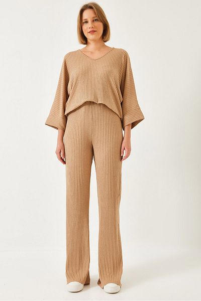 Bianco Lucci Női V nyakú camisole alsó felső szett 60901032