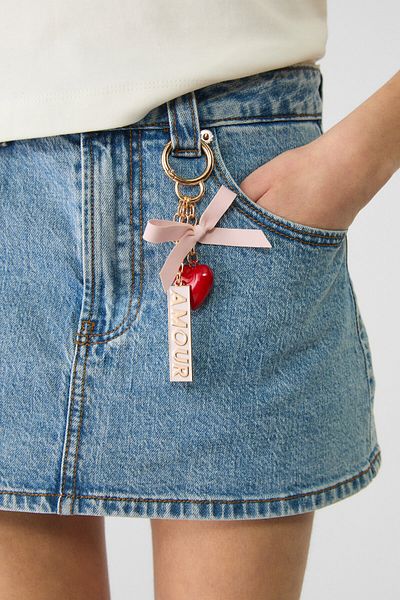Stradivarius Heart amour keyring