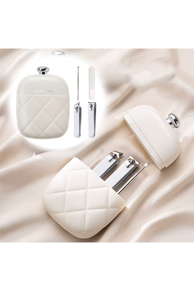 EZERE 4in1 Tasinabilir Tirnak Makasi + Törpü + Kulak Kasigi Bakim Seti KREM