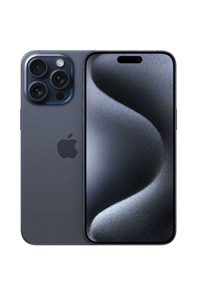 Apple Yenilenmiş iPhone 15 Pro Max 512 GB Mavi Titanyum Cep Telefonu (12 Ay Garantili) - B Kalite