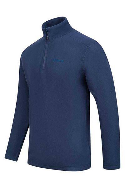 2AS SWEATSHIRT BĂRBAȚI CEDRIC, JUMĂTATE FERMOAR, FLEECE SUBTIRE
