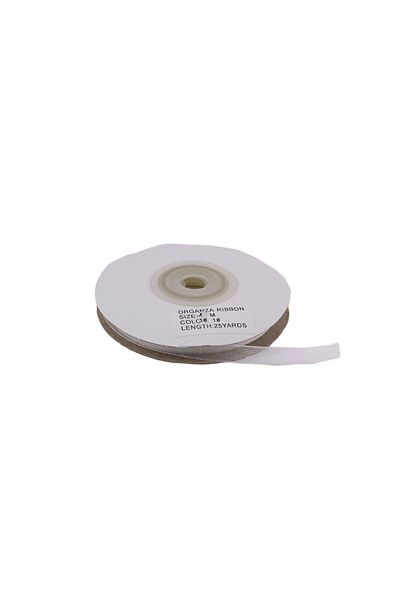 Eminonutoptanci Κορδέλα Organza 6 MM (22 μέτρα) - Κρέμα