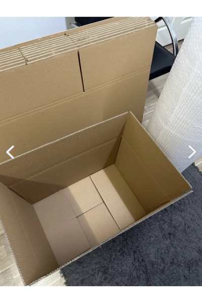 Genel Markalar 10 Adet 50x30x30 Çift Oluklu Taşıma Karton Çeyiz Arşiv Koli Çi...