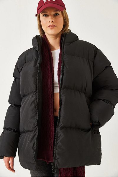 Bianco Lucci Women's Hooded Long Puffer Coat 60901026