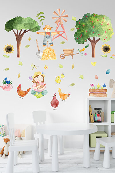 esatoys Doğa Temalı Çocuk Odası Sticker Seti