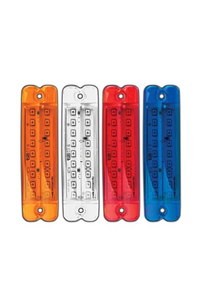EMIR Parmak Lamba 18 Led’li 12V/24V Kırmızı - 57-K