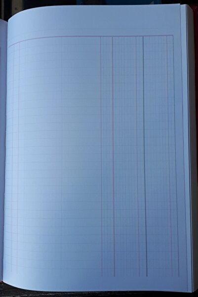 manet kırtasiye Ticari Defter / Kebir Defteri 25 CmX35 Cm 200 Yp Sert Kapak Cilt 90 Gramaj Kağıt