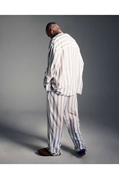 HOLEACADEMIE Hole Belmondo Kumaş Bol Kesim Pantolon