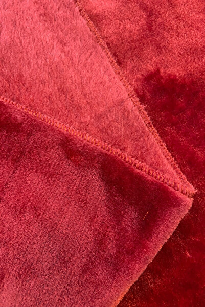 Bonny Home Червона двомісна м'яка плюшева ковдра - можна прати 200x230