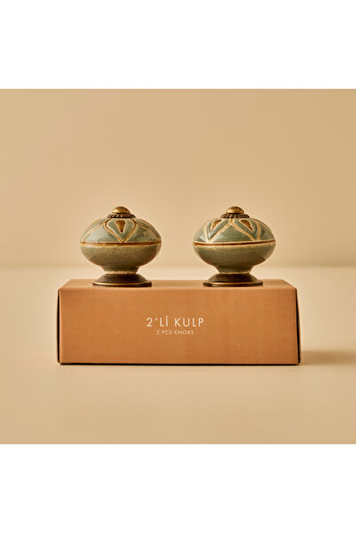 Bella Maison Sasha Kulp 4'lü Gri (6,5x4x4 cm)