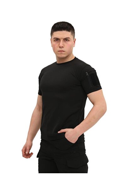 SINGLE SWORD Κοντομάνικο Tactical T-shirt χωρίς γιακά - T-Shirt