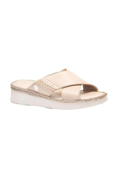Mammamia D24YT-2125 Papuci de piele pentru femei