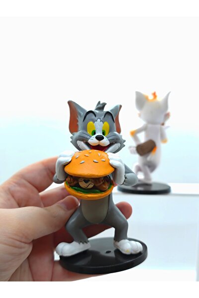 Dek Toy Store Tom ve Jerry Koleksiyonluk Figür Seti - Eğlenceli Tasarımlı 2'li Dekoratif Figür