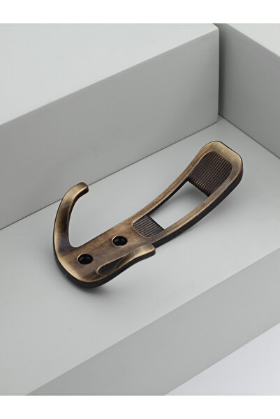 Velquin Lotus Antik Sarı Askı, Lüks Vestiyer Askısı, Dolap Askılık, Duvar Ask...