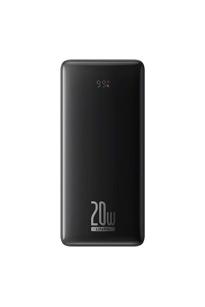 Baseus LiFePO4 Digital Display Power Bank 27600mAh 20W Cluster Black