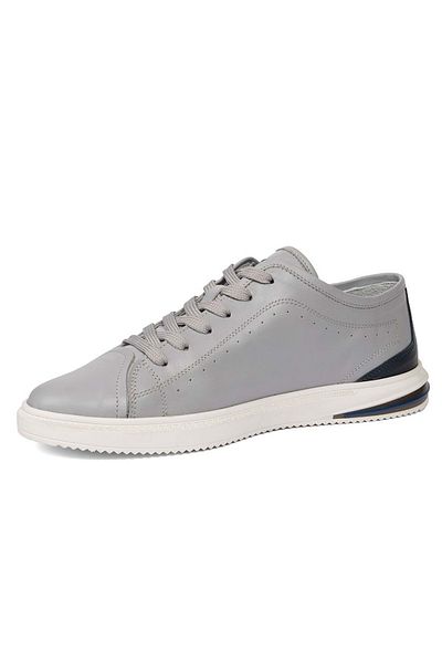Greyder 67852 Mr Trendy Leather Sneaker Men's Casual Shoes Gray