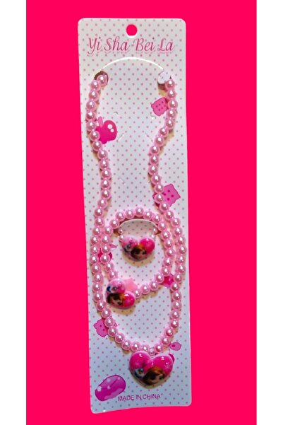 MONİCATİME Elsa İthal Çocuk Set (KOLYE BİLEKLİK YÜZÜK)