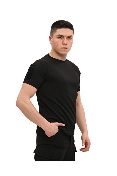 SINGLE SWORD Κοντομάνικο Tactical T-shirt χωρίς γιακά - T-Shirt