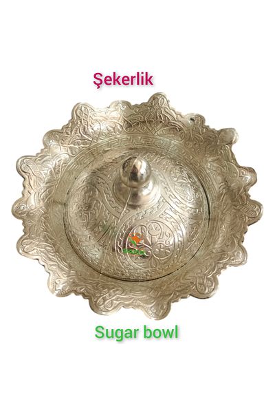 SAFİR Special Cast Hand Embroidered Sugar Bowl - Sugar Bowl