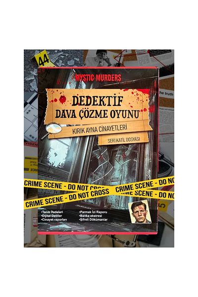 Hediye Vakti Detective Game Broken Mirror Murders Case File