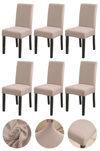 Bumedo Κάλυμμα καρέκλας Bamboo Nano Fabric 6 τεμαχίων Lycra που πλένεται
